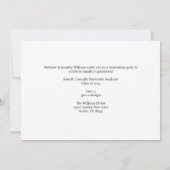 Faire-part Classe verte de 2024 Graduate Bold Graduation Part (Dos)