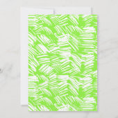 Faire-part Classe verte de chaux pointillée de 2025 (Dos)