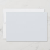 Faire-part Classic Photo Collage Bleu Handsome Garçon Naissan (Dos)