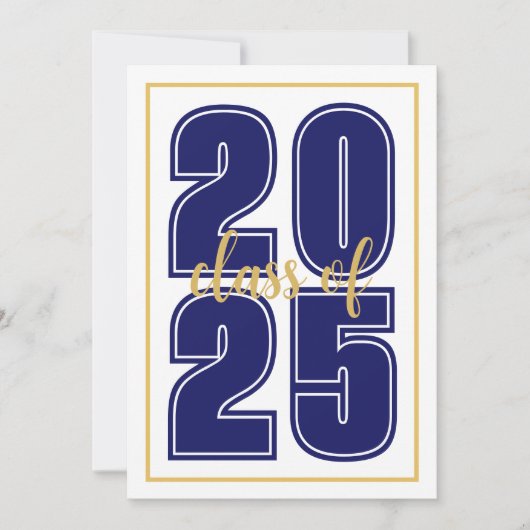 Faire-part Classic Simple Script Graduate Photo Graduate (Devant)