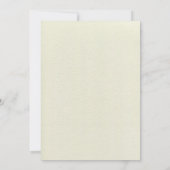 Faire-part Classic Waterclor Elegant bébé Nom Script Photo (Dos)