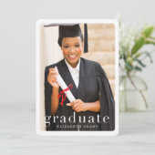 Faire-part classique moderne de la photo (Debout devant)