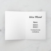 Faire-part Clematis sur Lamp Post - Nous avons Déplacé la car (Intérieur)