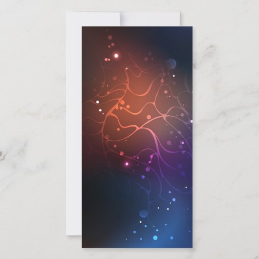 Faire-part Clowing Night Butterflies (Dos)