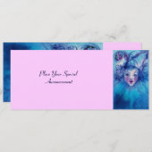 FAIRE-PART CLOWN EN BLEU (Devant / Derrière)