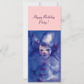 FAIRE-PART CLOWN EN VIOLET (Dos)