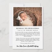 Faire-part Coeur rose Choisi Loved Photo Collage (Dos)