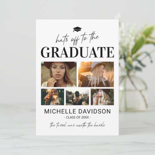 Faire-part Collage de photos 2025 (Debout devant)