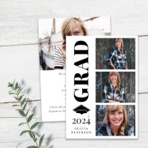 Collage de photos Classe de 2024 Graduation