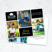 Faire-part Collage de photos Classe de Graduation Senior 2024