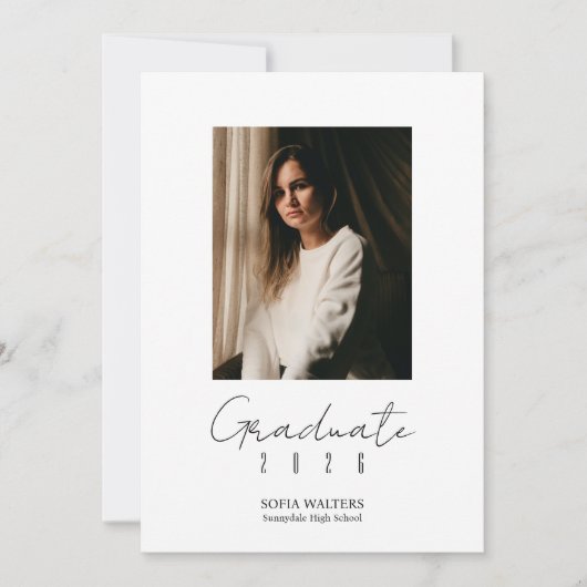 Faire-part Collage de photos Classe de script Promotion moder (Devant)