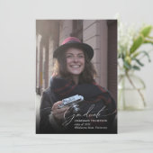 Faire-part Collage de photos de script simple (Debout devant)