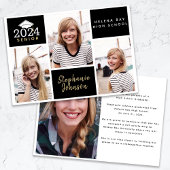 Faire-part Collage de photos Diplôme supérieur