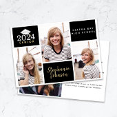 Faire-part Collage de photos Diplôme supérieur