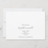 Faire-part Collage photo de nouveau-né (Dos)