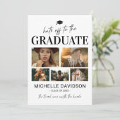 Faire-part Collage photo de remise de diplôme 2025 (Debout devant)