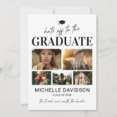 Faire-part Collage photo de remise de diplôme 2026 (Devant)