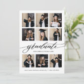 Faire-part Collage photo minimaliste moderne (Debout devant)