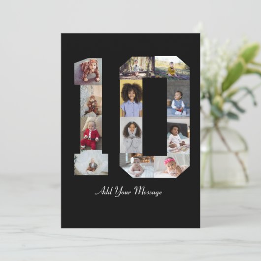 Faire-part Collage photo numéro 10 (Debout devant)