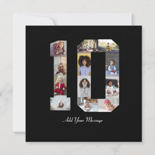 Faire-part Collage photo numéro 10 (Devant)