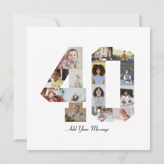 Faire-part Collage photo numéro 40 (Devant)