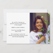 Faire-part Collage photo simple Graduation moderne (Dos)