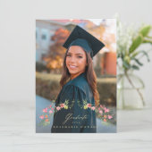Faire-part collège université floral arche 2 photo Grad (Debout devant)