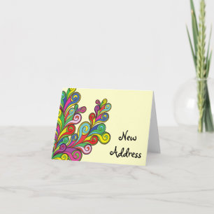 Faire-part Color Waves Change of Address