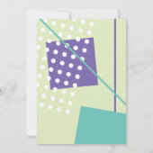 Faire-part Coloré 3 Photo Élémentaire (Dos)