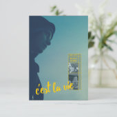 faire-part commémoratif c'est-la-vie (Debout devant)