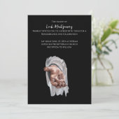 Faire-part commémoratif de Jésus (Debout devant)