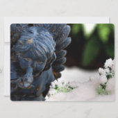 Faire-part commémoratif de la statue d'Ange (Dos)