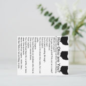 Faire-part Comment l'Ohio sont-ils vous ? Carte postale (Debout devant)