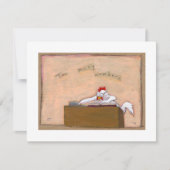 Faire-part Comptable de jour fiscal numéros de poule amusant (Devant)