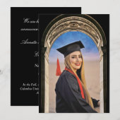 Faire-part Conception d'Arc grec avec annonce de remise de di (Devant / Derrière)