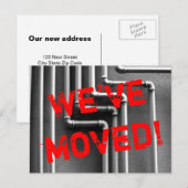 Faire-part Conception de carte postale mobile du pipeline de  (Devant / Derrière)