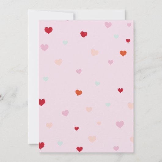 Faire-part Conception de courtoisie pour une petite fille (Dos)