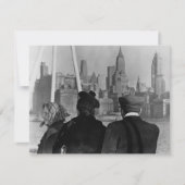 Faire-part Conception de fiançailles vintage (Devant)