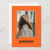 Faire-part Conception de l'esprit des Bengals de l'Université (Devant / Derrière)