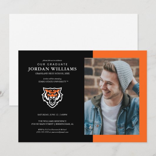 Faire-part Conception d'esprit des Bengals de l'Université d' (Devant / Derrière)