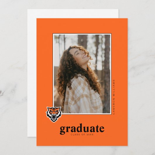 Faire-part Conception d'esprit des Bengals de l'Université d' (Devant / Derrière)