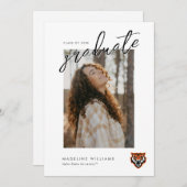 Faire-part Conception d'esprit des Bengals de l'Université d' (Devant / Derrière)