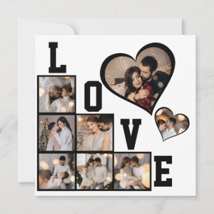 Faire-part Concevez Votre Propre Collage de 8 Photos