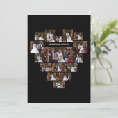 Faire-part Concevez Votre Propre Collage De Photos En Forme D (Debout devant)