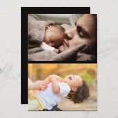 Faire-part Concevez votre propre collection photo 2 (Devant / Derrière)