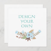 Faire-part Concevez Votre Propre Enregistrer La Date Annonce (Devant / Derrière)