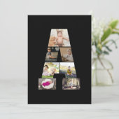 Faire-part Concevez votre propre lettre Un collage photo (Debout devant)