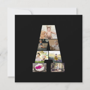 Faire-part Concevez votre propre lettre Un collage photo