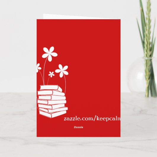 Faire-part Conserver le calme Nous avons un bébé (dans n'impo (Dos)