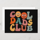 Faire-part Cool Dads Club Papa Fête des pères Retro Super (Devant / Derrière)